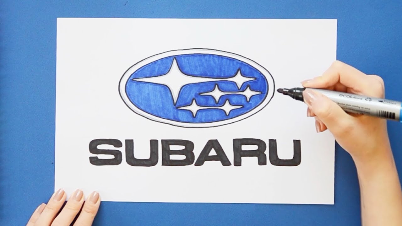 How to draw Subaru Logo