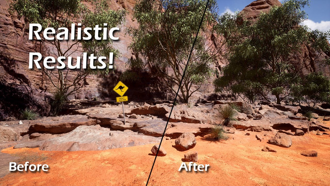 How to Blend Objects with Your Landscape - UE4 Runtime Virtual Texturing (RVT) Tutorial