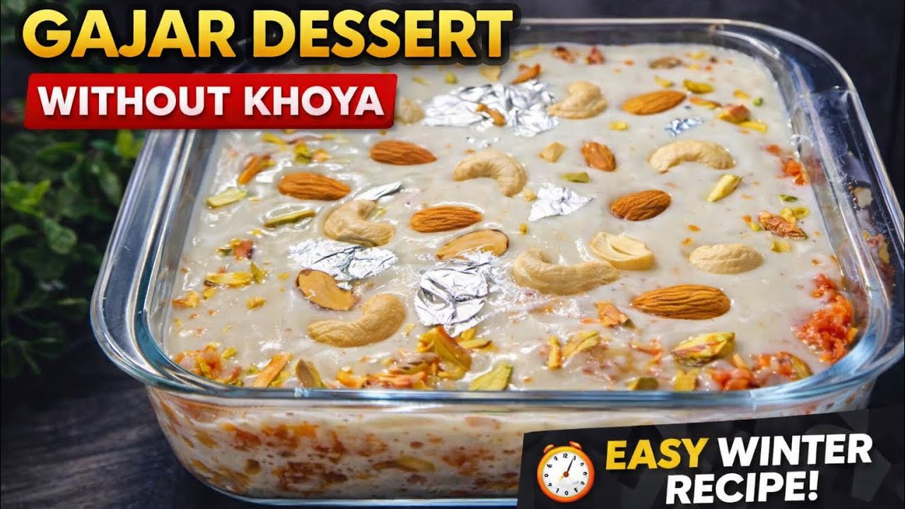 “Sirf 10 Minute Me Gajar Ka  Dessert | Winter Special Sweet”