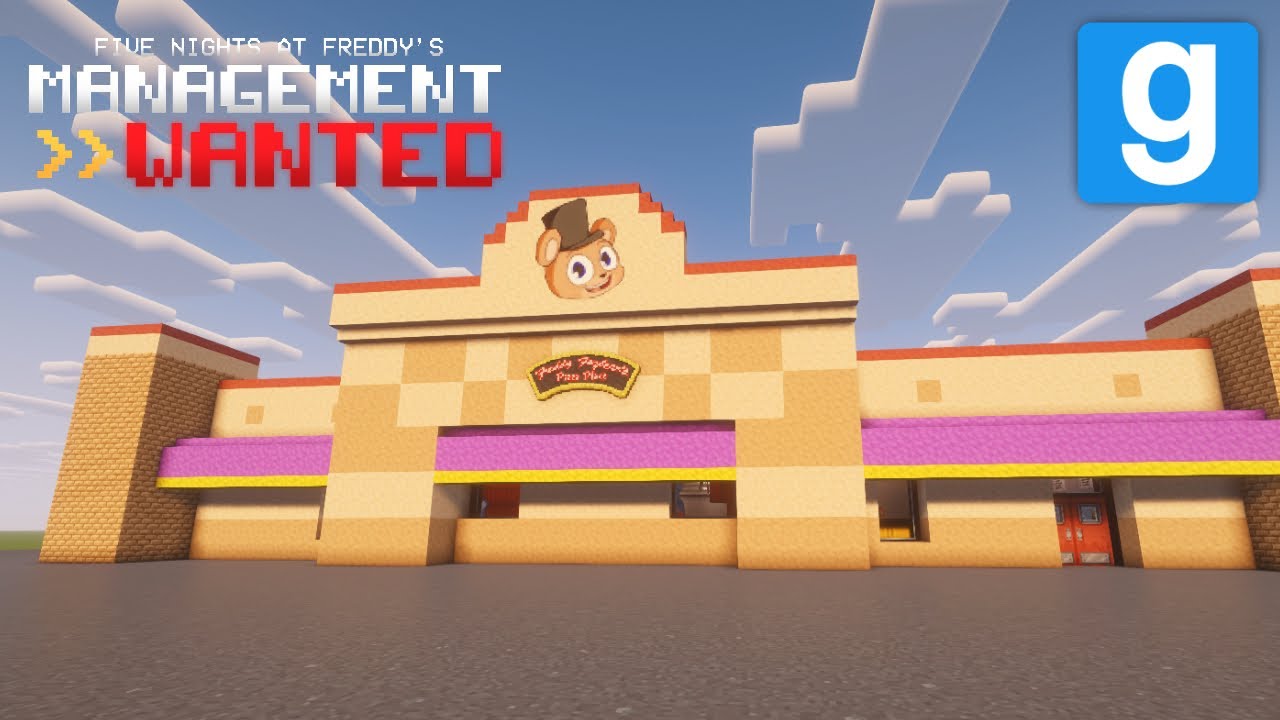 I recreated the iconic Gmod FNAF map in Minecraft! (Management Wanted)