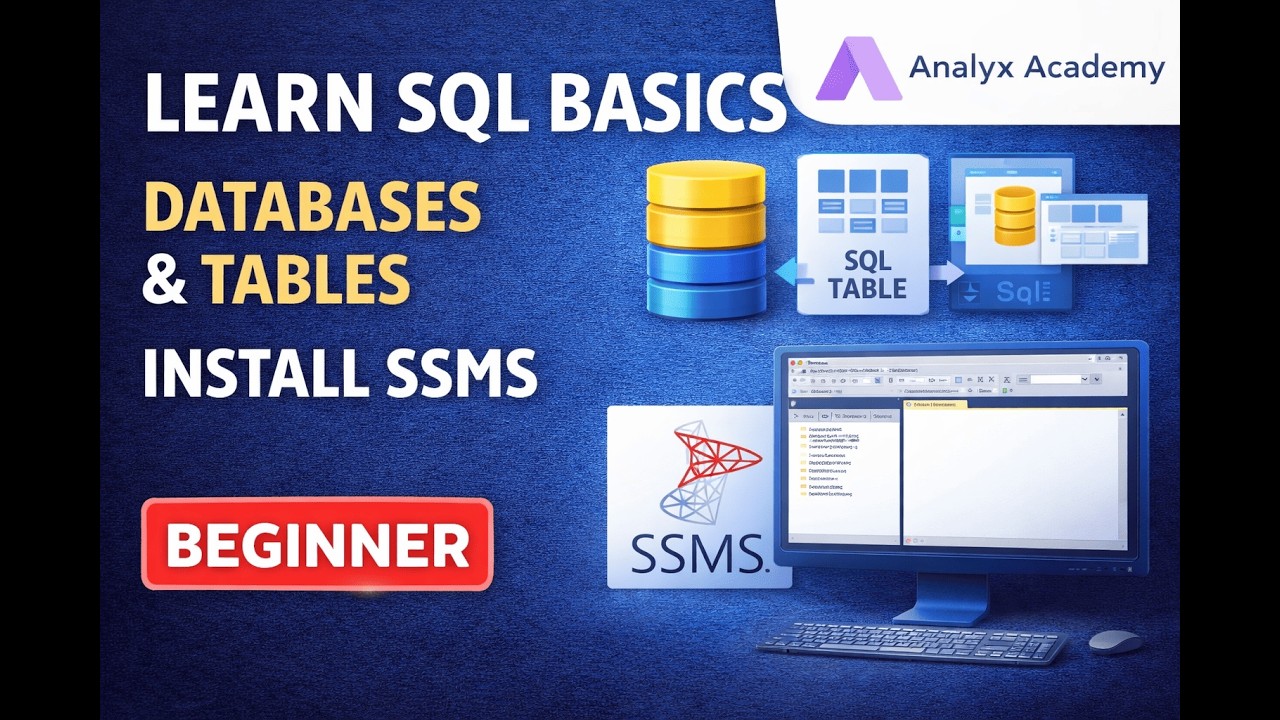SQL Introduction, Databases & SSMS Installation | SQL Basics for Beginners