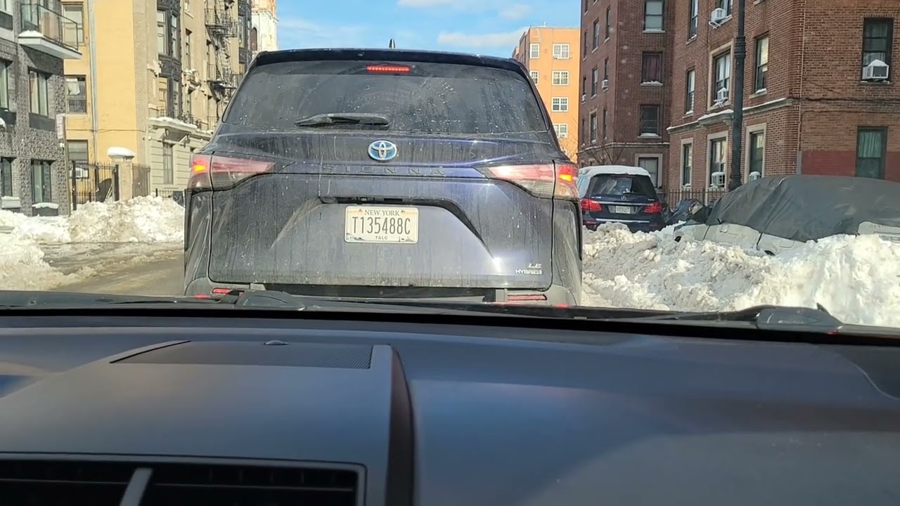Driving in Nyc after the blizzard