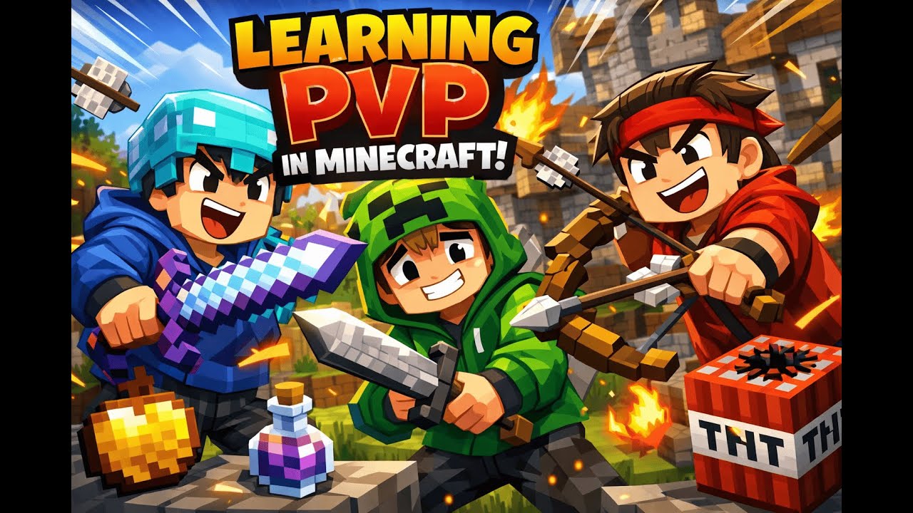 LEARNING PVP TO DOMINATE SERVERS DAY 1