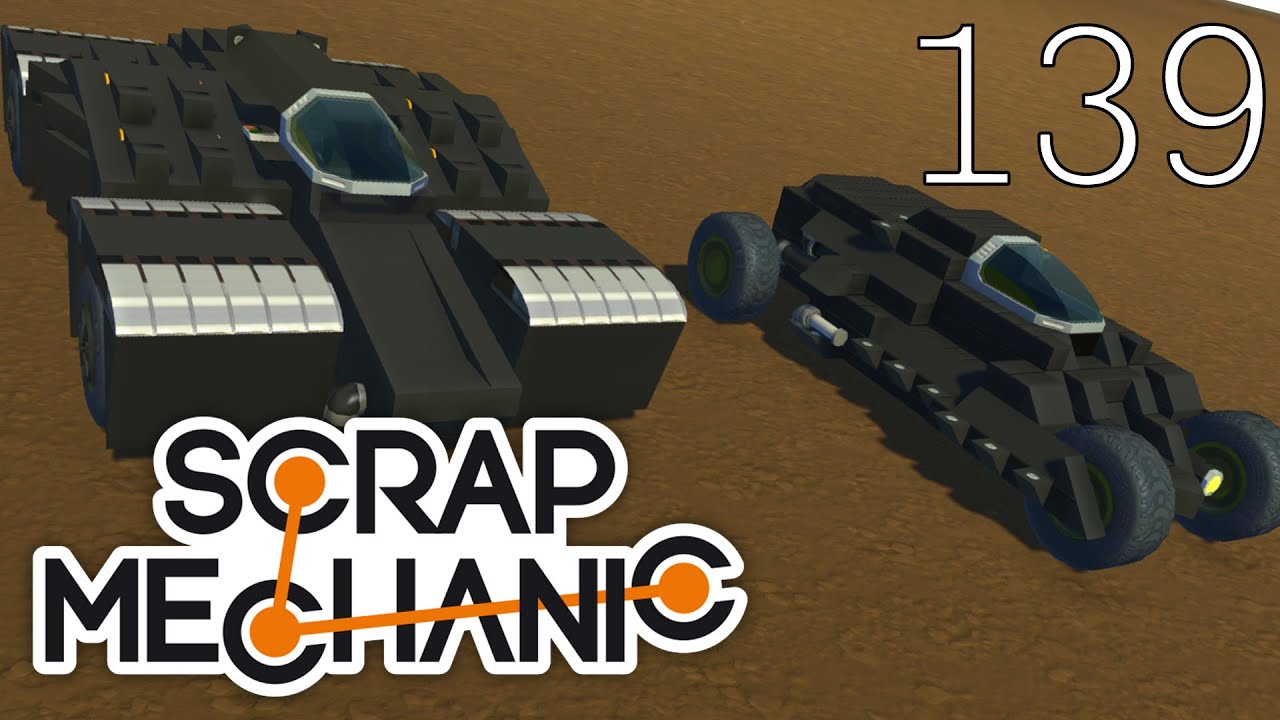Scrap Mechanic [#139] BATMOBILE! Różne wersje!
