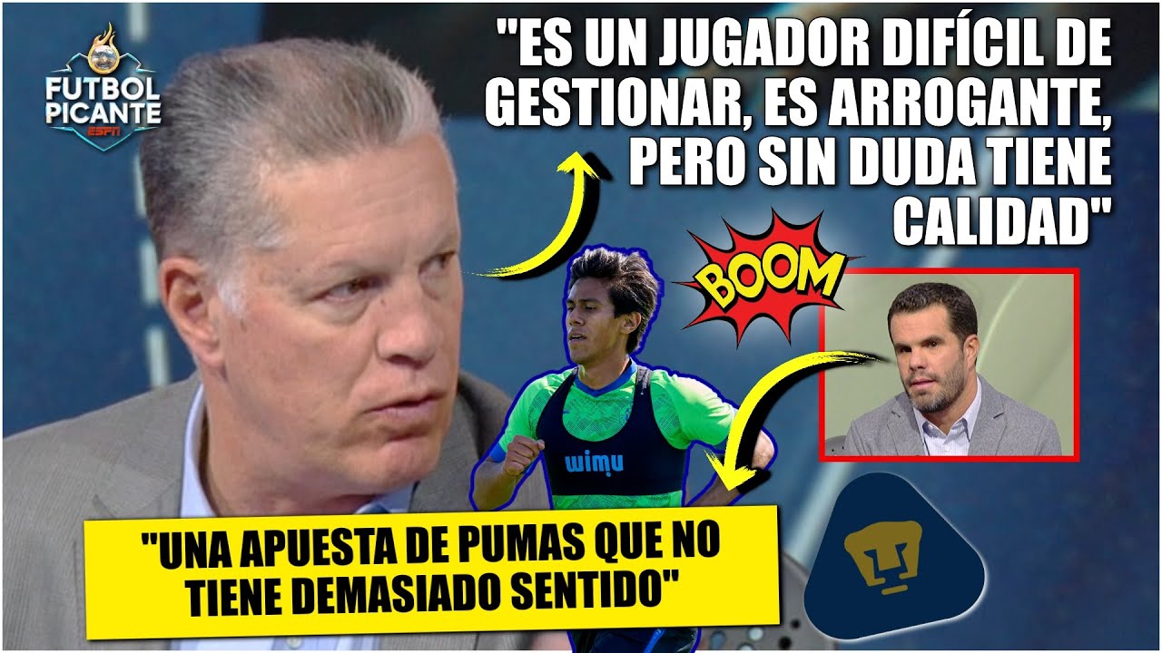 PUMAS SORPRENDE: J J MACÍAS, el 9. Se cree más de lo que muestra en futbol, Peláez | Futbol Picante