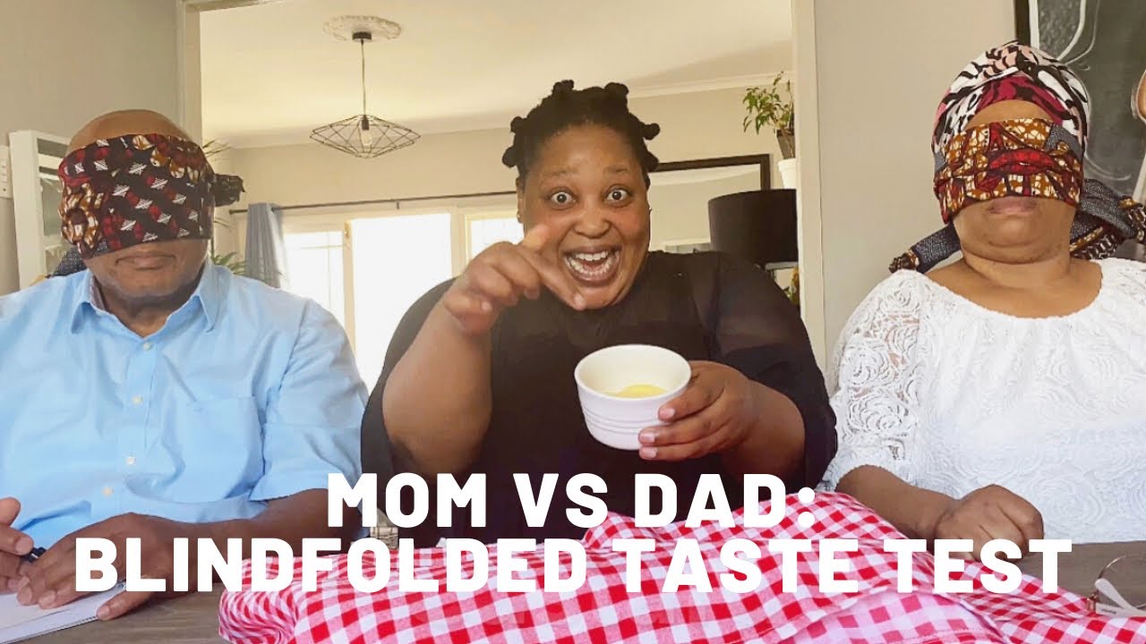 Blindfolded Taste Test - Mom vs Dad