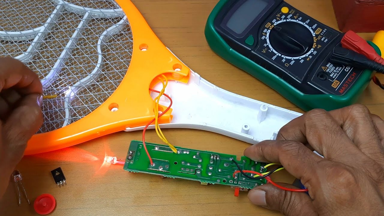 Mosquito Bat Repair | Mosquito Killer Racket Repair | How to Repair Mosquito Killer Racket Circuit