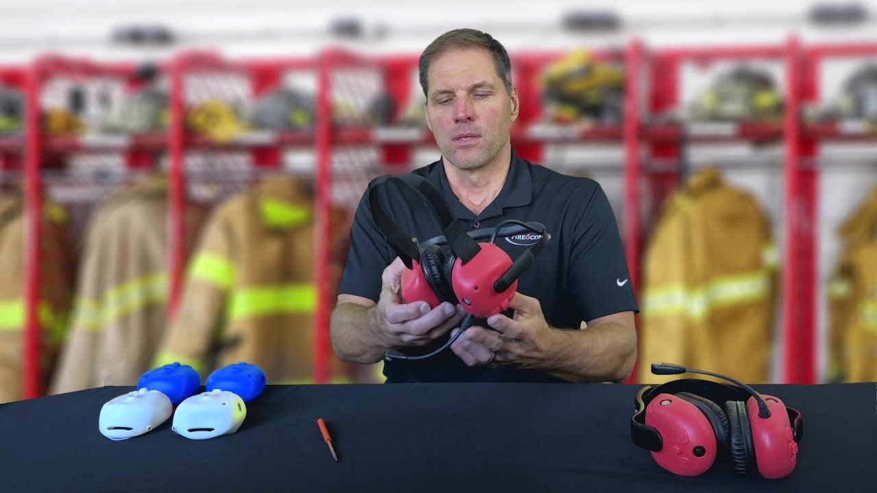 How to change the ruggedizers on your Firecom wireless headsets