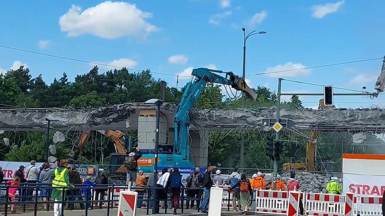Brücke An der Wuhlheide: Abriss startet! EINE NEUE BRÜCKE IST NICHT GEPLANT.