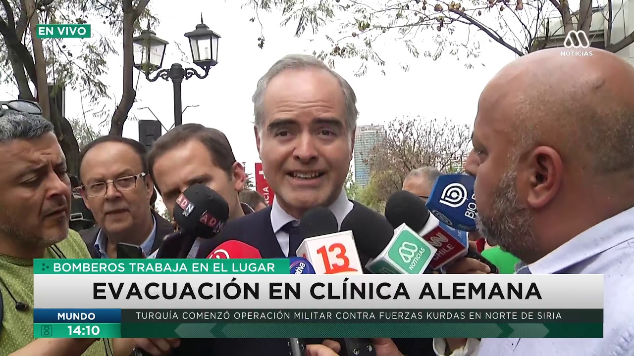 Olor a gas obliga a evacuar la Clínica Alemana de Vitacura