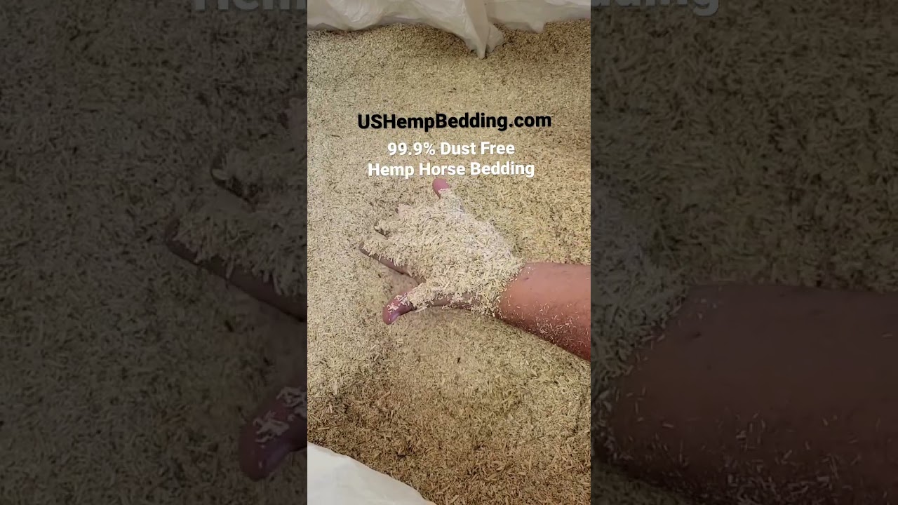 US HEMP BEDDING | Dust Free Hemp Bedding For Horses.
