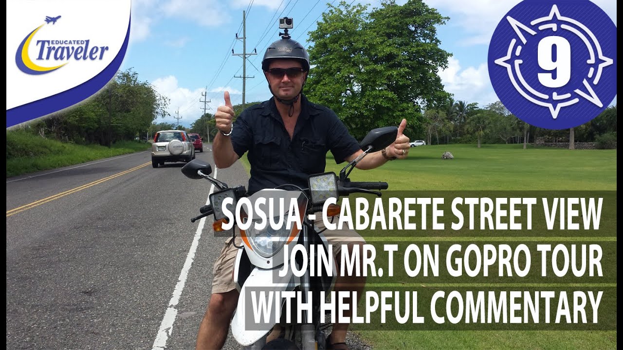 Sosua - Cabarete Street View - Join Mr.T on a GoPro Enduro Tour with Commentary