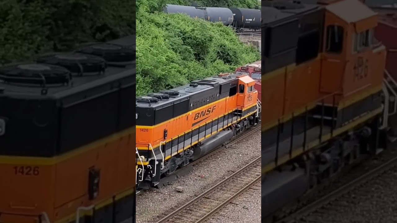 SD60M DUO LEADS COOL POWER THRU THE BOTTOMS! #trains #sd60m