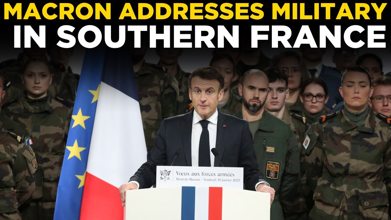MACRON DEFENSE SPEECH LIVE | French President Addresses Military on National Security