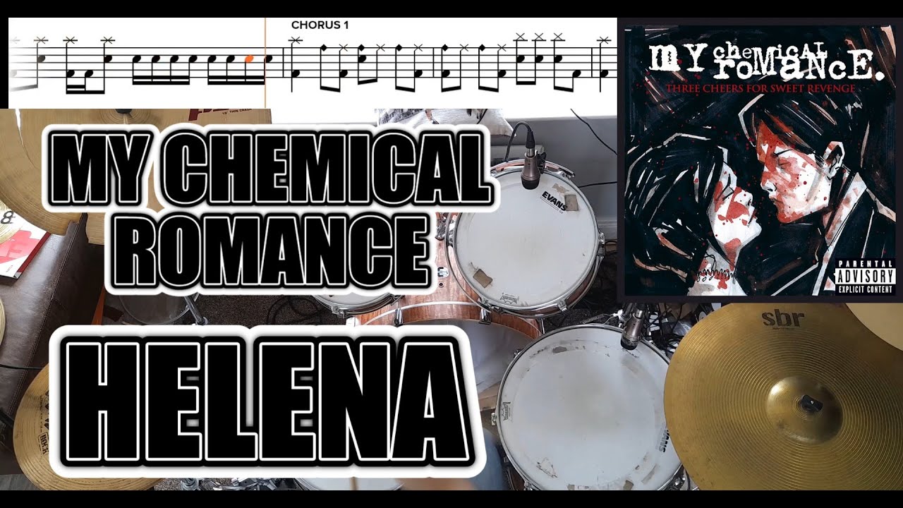 My Chemical Romance - Helena - Drum Cover With SHEET MUSIC