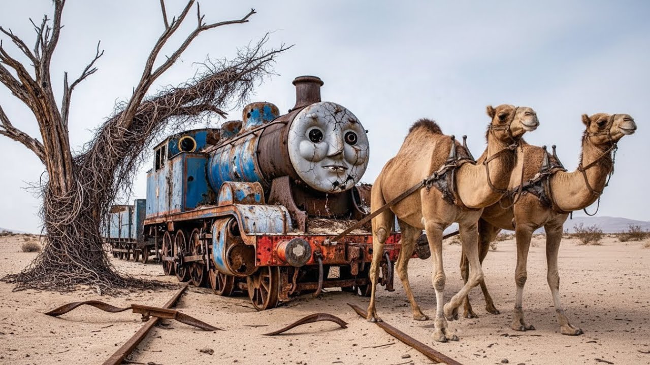 Thomas the Tank Engine — Abandoned for 45 Years in the Desert… ASMR Restoration