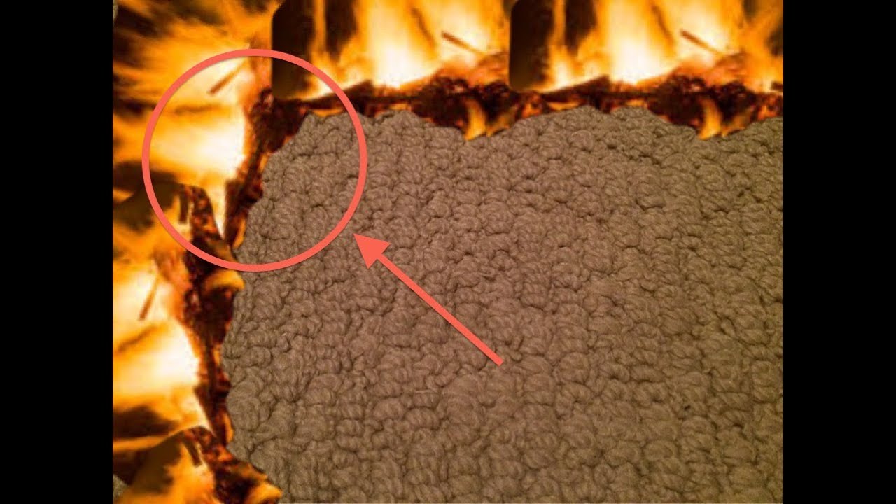 CARPET FIRE TEST!!!