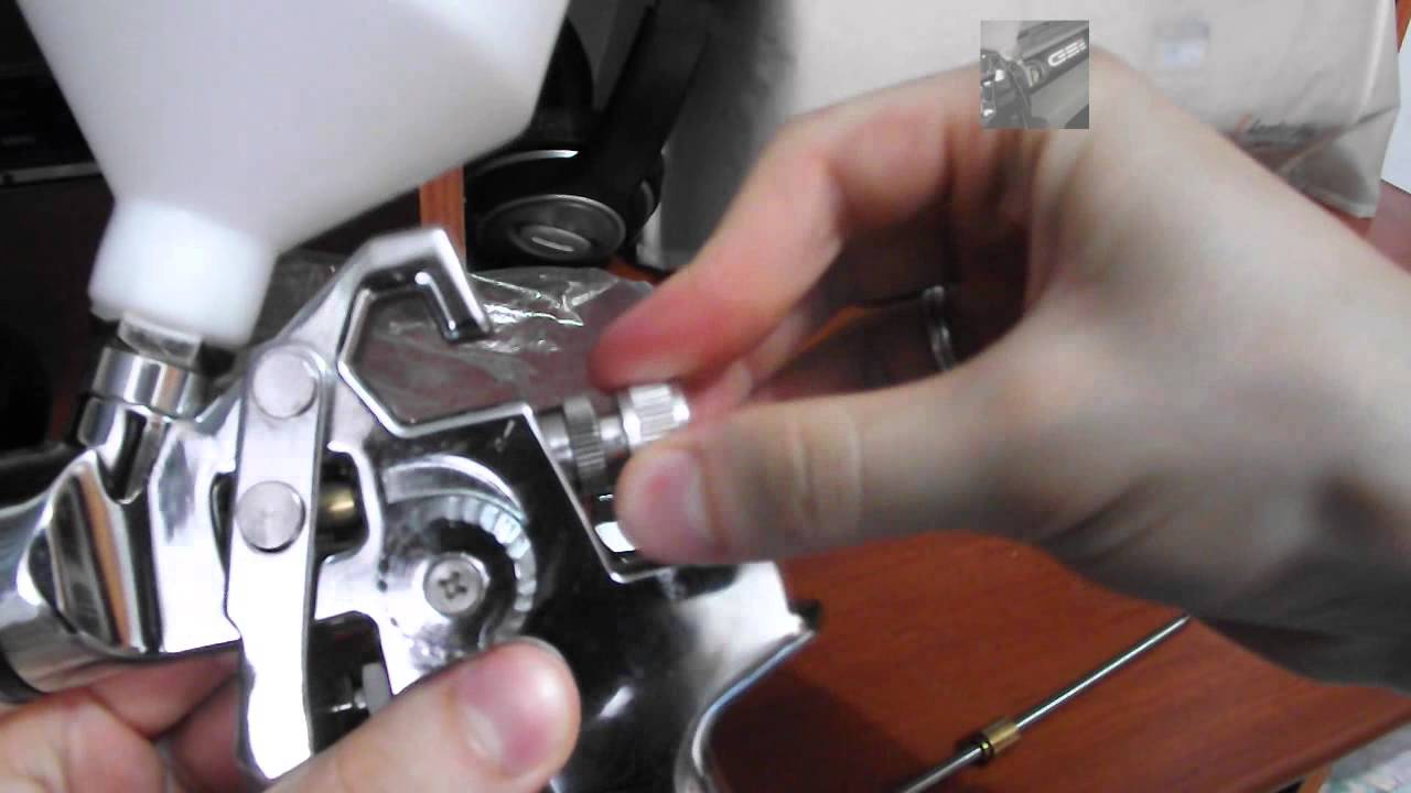 Pistola de Pintura HVLP Regulagem, Princípios Básicos de Uso