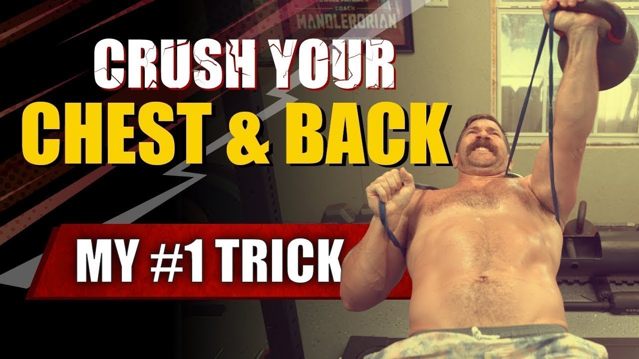 Lose That Fat NOW Through a Single Kettlebell Chest & Back Push to Pull Exercises