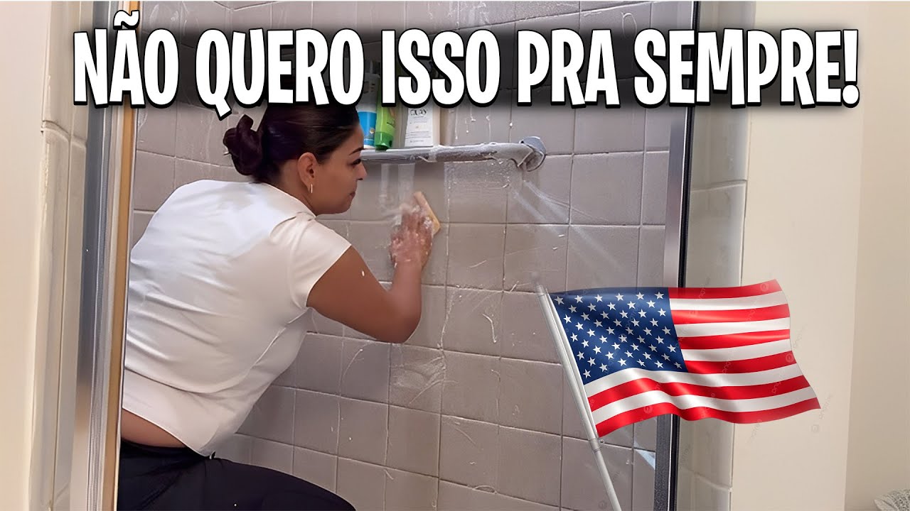 UM DIA DE FAXINA NOS EUA: TRABALHEI EM 2 CASAS E ABRI MEU CORAÇÃO💔🧼