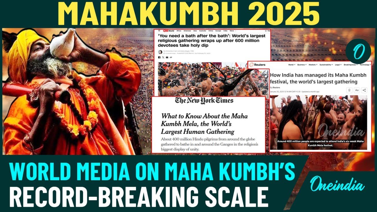 Maha Kumbh 2025: Global Media Reports Record-Breaking Pilgrims, Rituals, And Challenges In Prayagraj