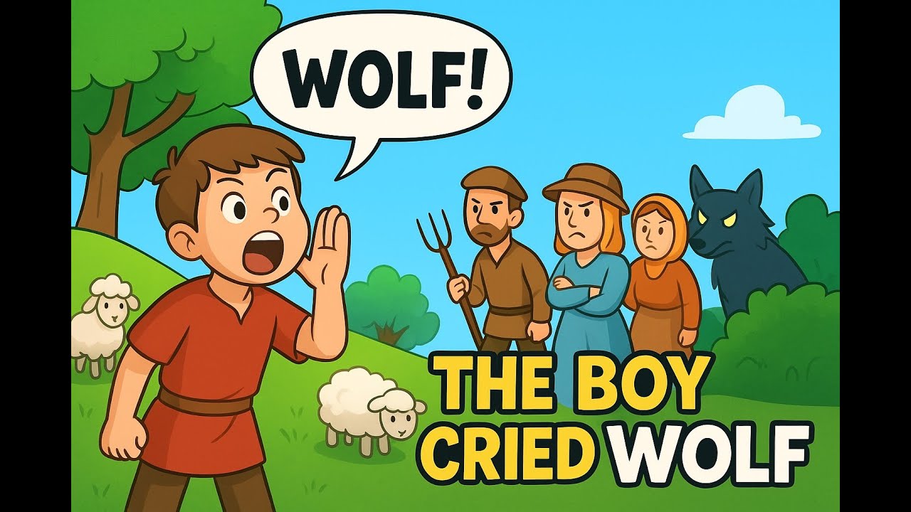 🐺 The Boy Who Cried Wolf | Moral Story for Kids | Bedtime Stories in English