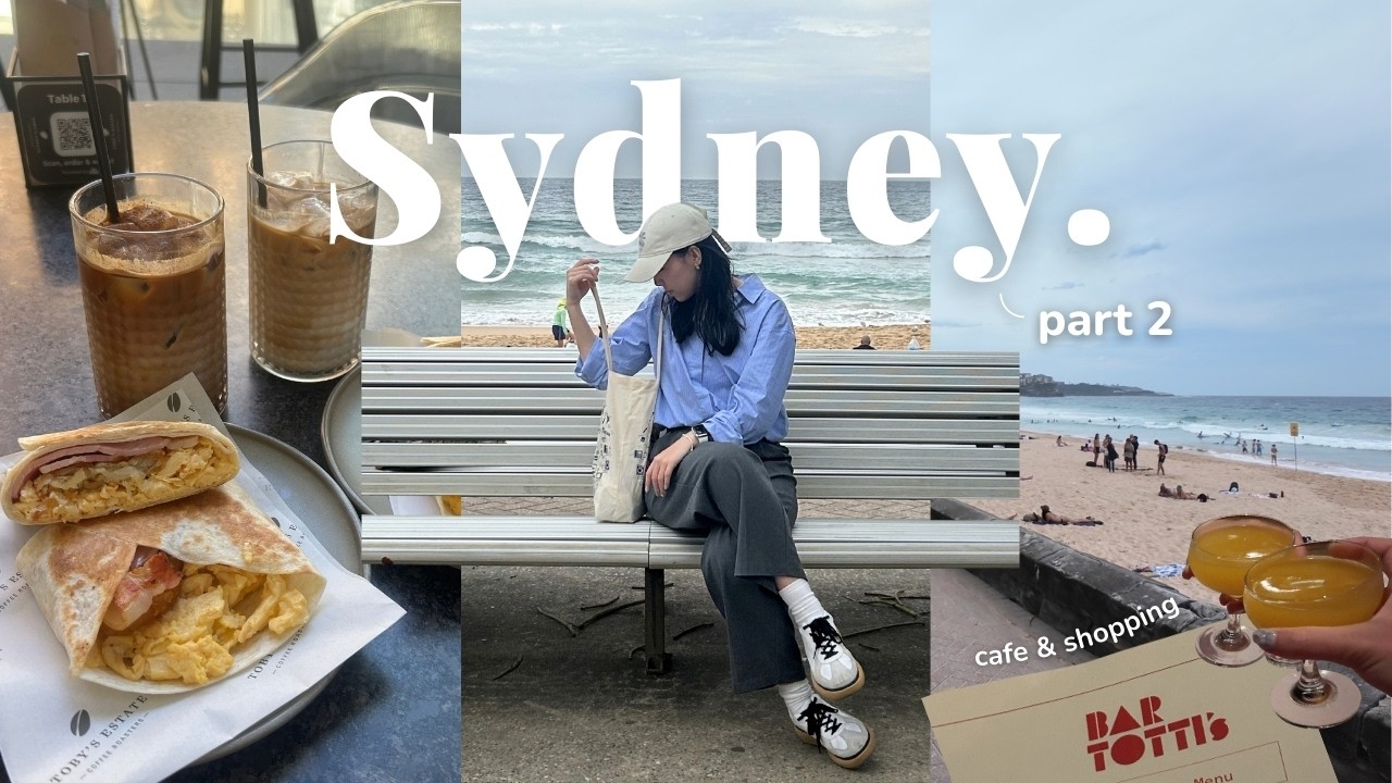 【シドニー vlog・part2】最後まで幸せだったシドニー旅🇦🇺💭｜マンリービーチとおすすめカフェ、絶品グルメ✨