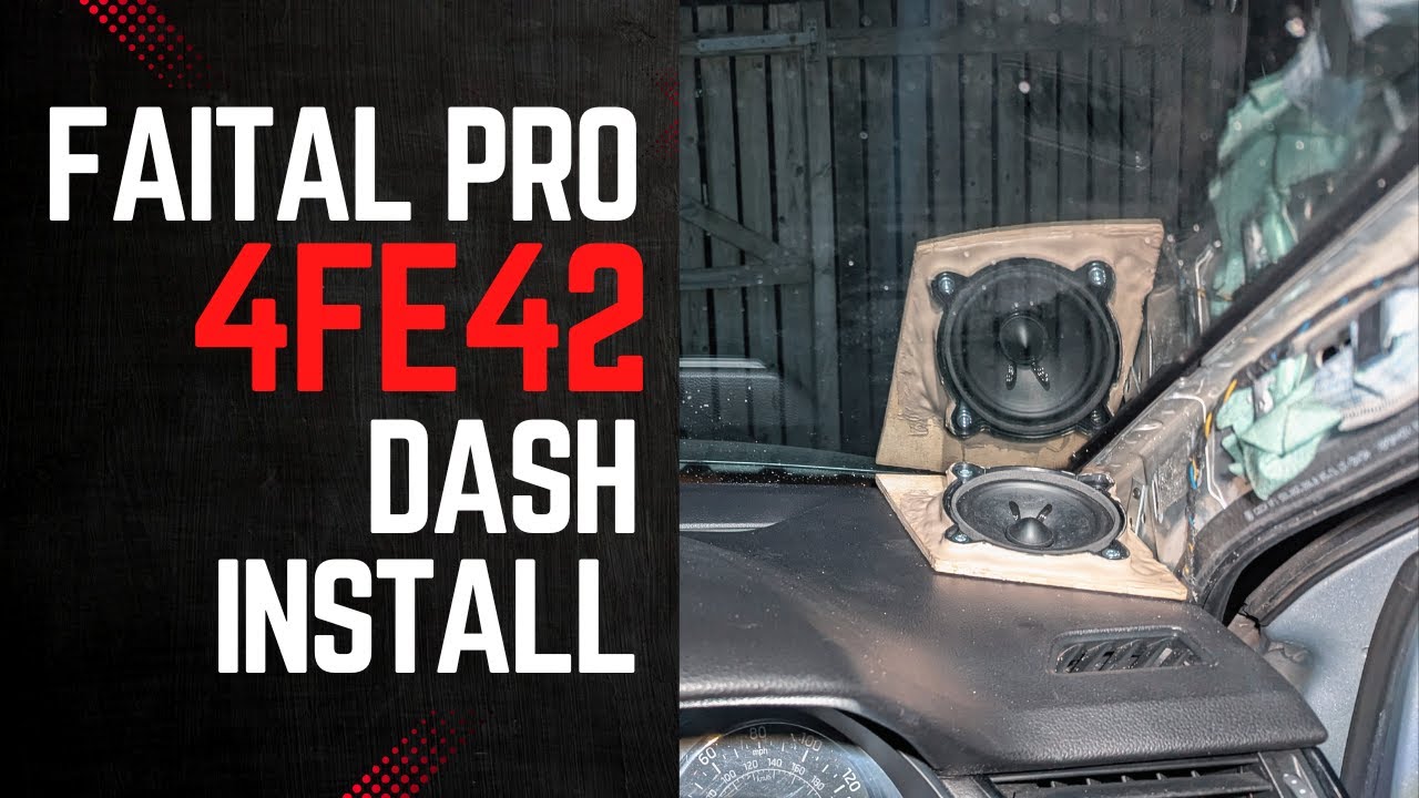 Dash midranges install part 1 - Faital Pro 4FE42