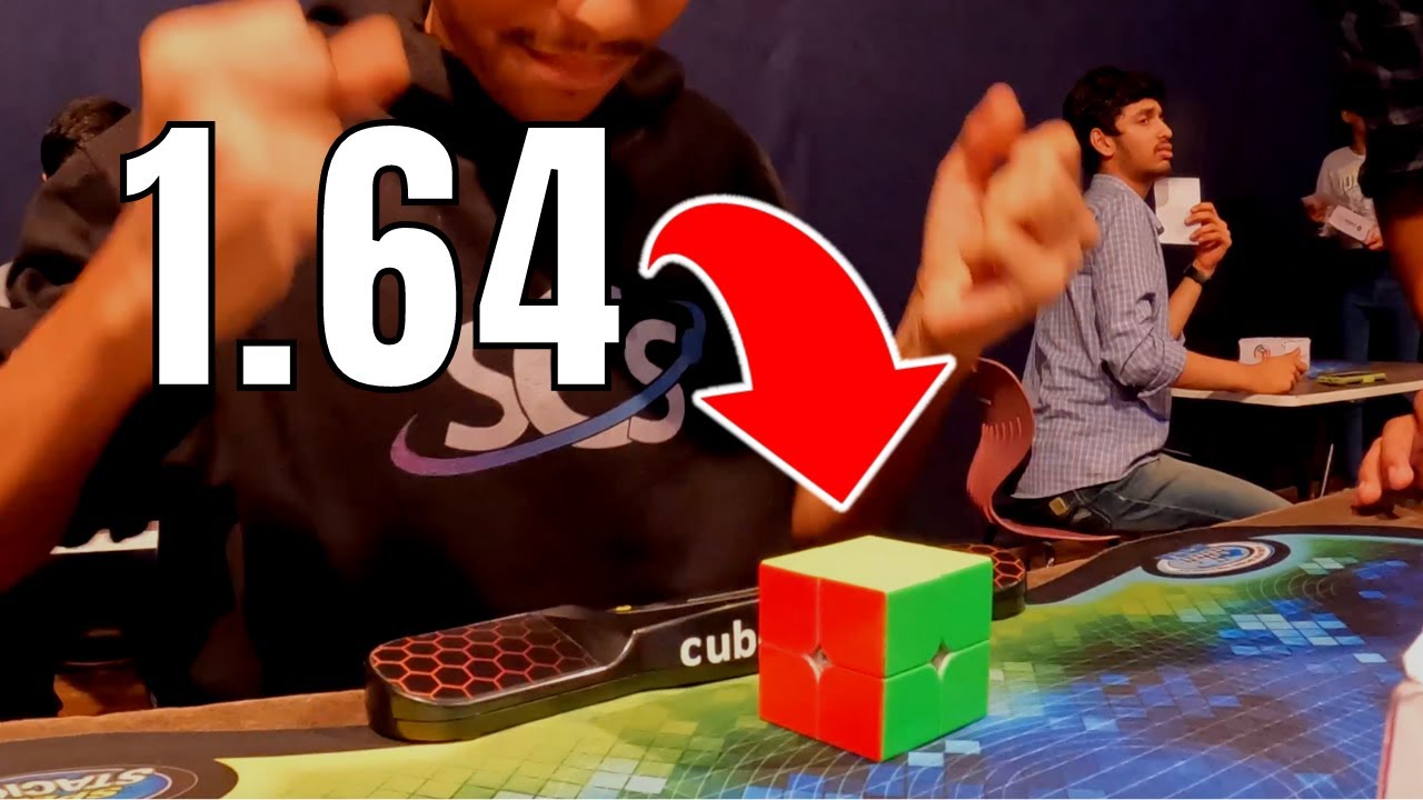 FINALLY TOP 100! 1.64 Official 2x2 Average (WR78) - Cubing Returns Pune 2022!