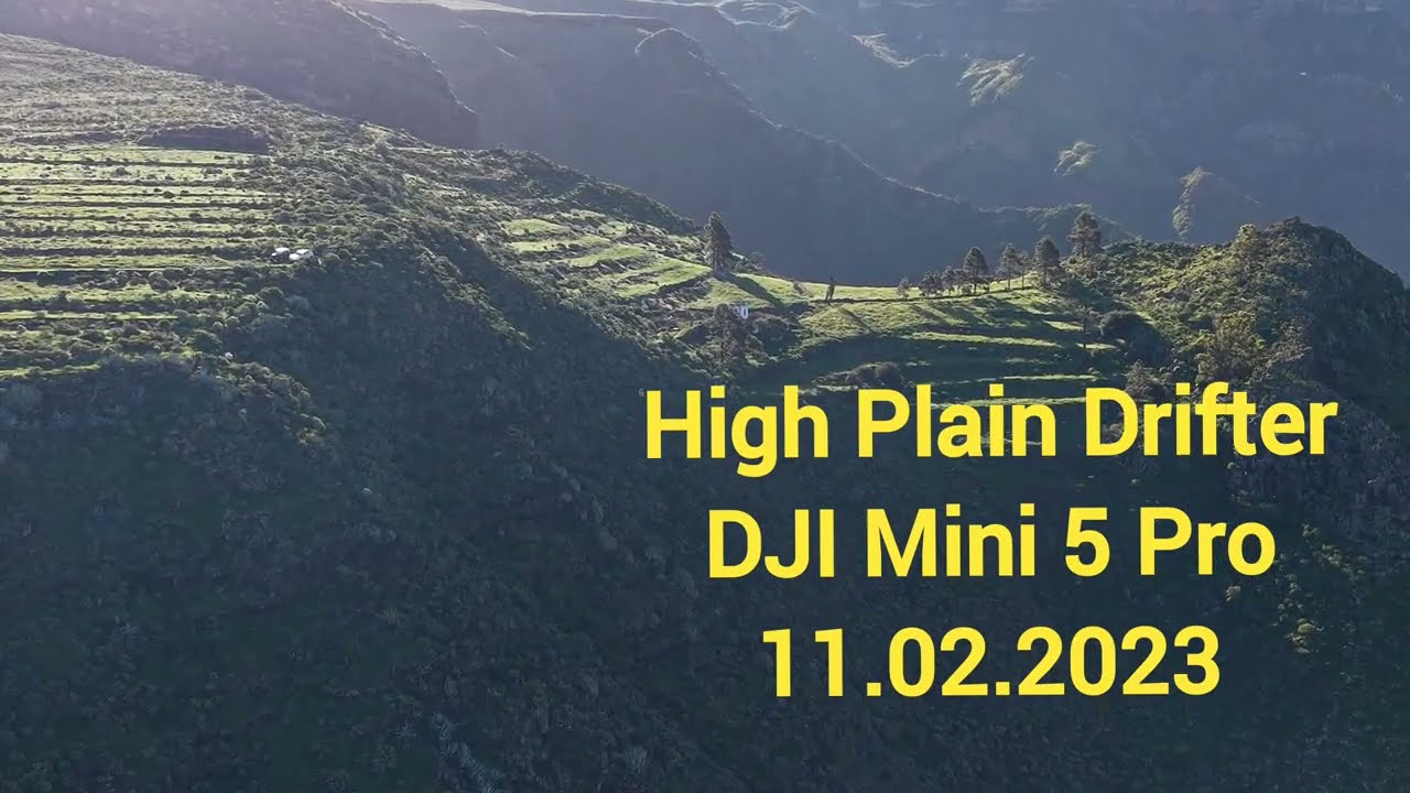 Altos Valle de Agaete,Llanos de la Casa 11.02.2026,DJI Mini 5 Pro