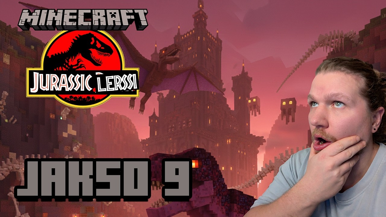 Löydettiin LINNA NETHERISSÄ!! - Minecraft: Jurassic reborn (JAKSO 9)