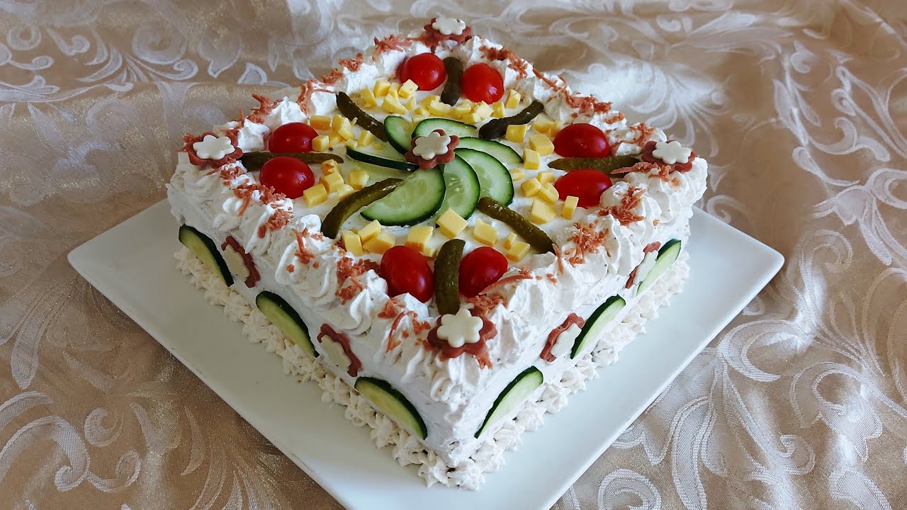 الجديد 🤩🤩🤩 كيكة مالحة رووووووعة شكلا و مذاقا ....... Sandwich Cake