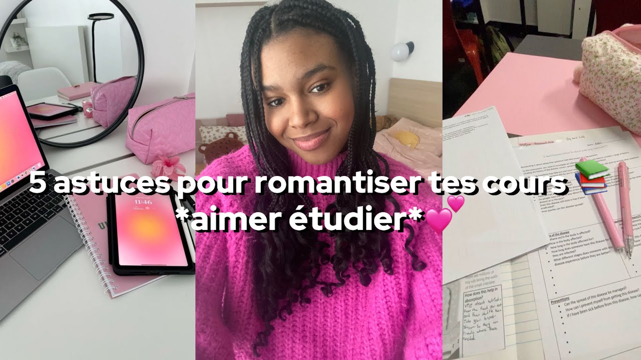 5 astuces pour ROMANTISER tes cours 🎀💻(diy et inspirations)