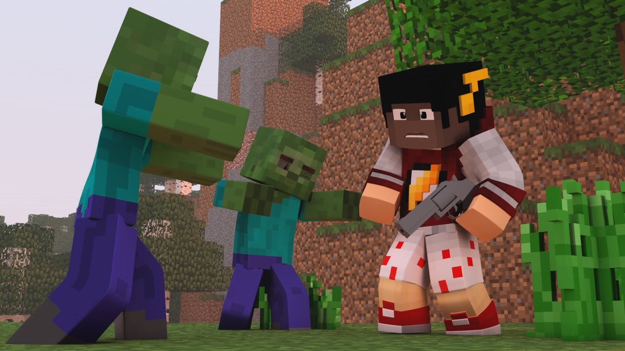 Minecraft Mods: Zombies Contra Humanos - SURVIVAL LUCKY ‹ AM3NIC ›