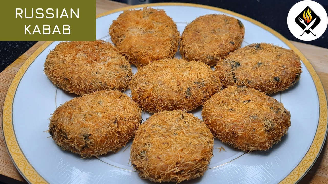 Russian Kabab Recipe | Russian Chicken Cutlets | Foodistik