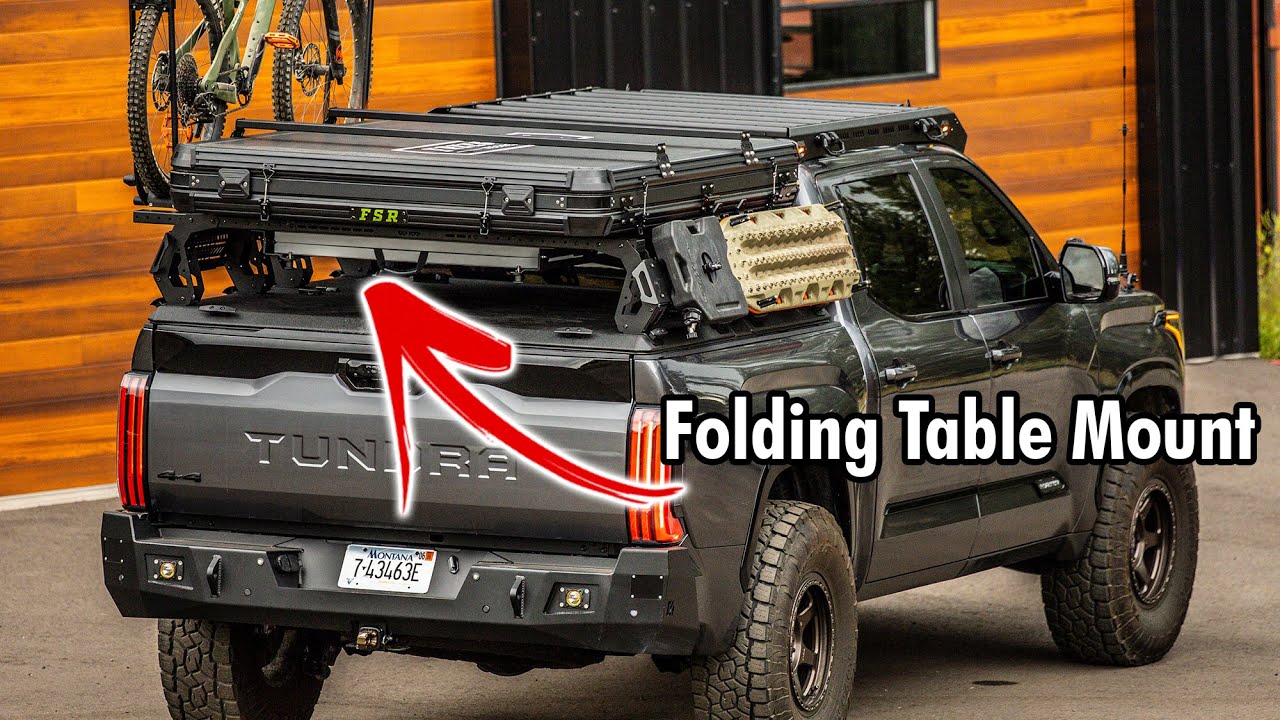 upTOP Cheapie Folding Table Carrier / Mount Product Launch