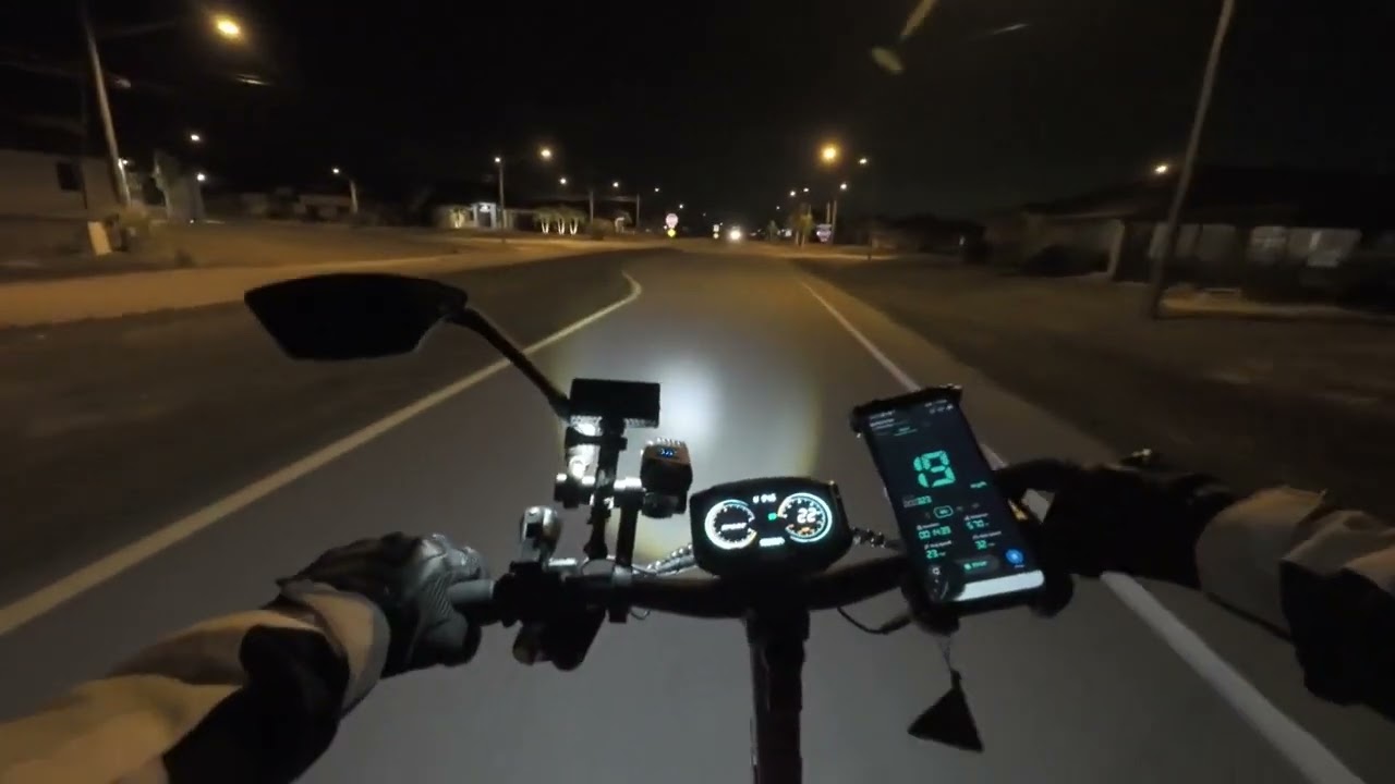 Ausom DT2 Pro night ride