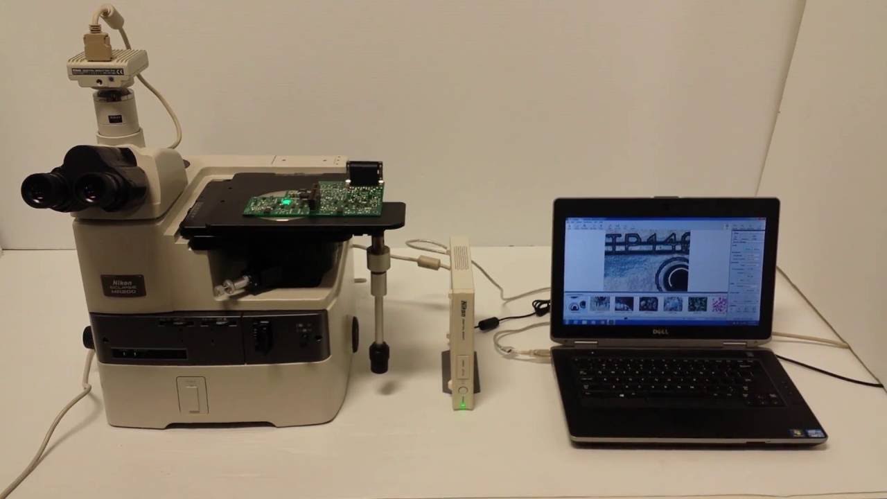 Nikon Eclipse MA200 Inverted Metallurgical Metallographic Microscope BF DF DIC [BOSTONIND] - 10263