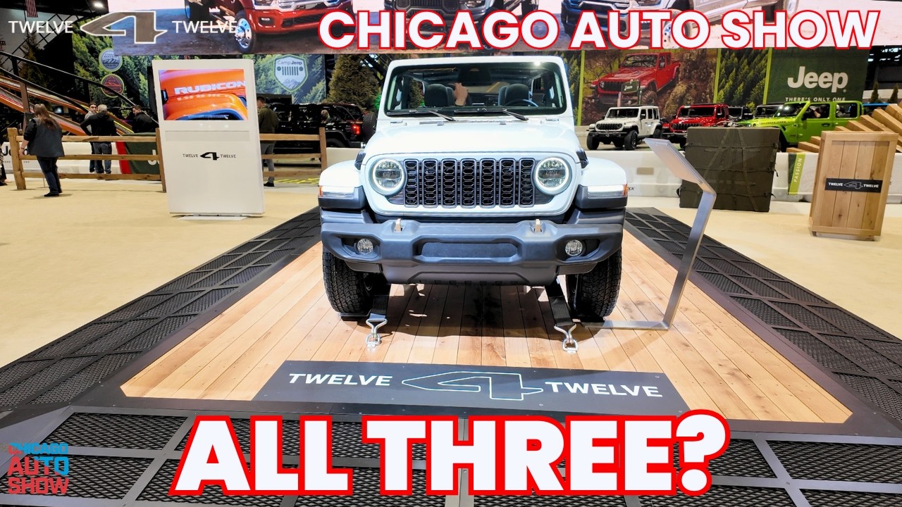 Jeep Twelve 4 Twelve Display na salonie samochodowym w Chicago | Kt&oacute;ry model podoba Ci się najbar...