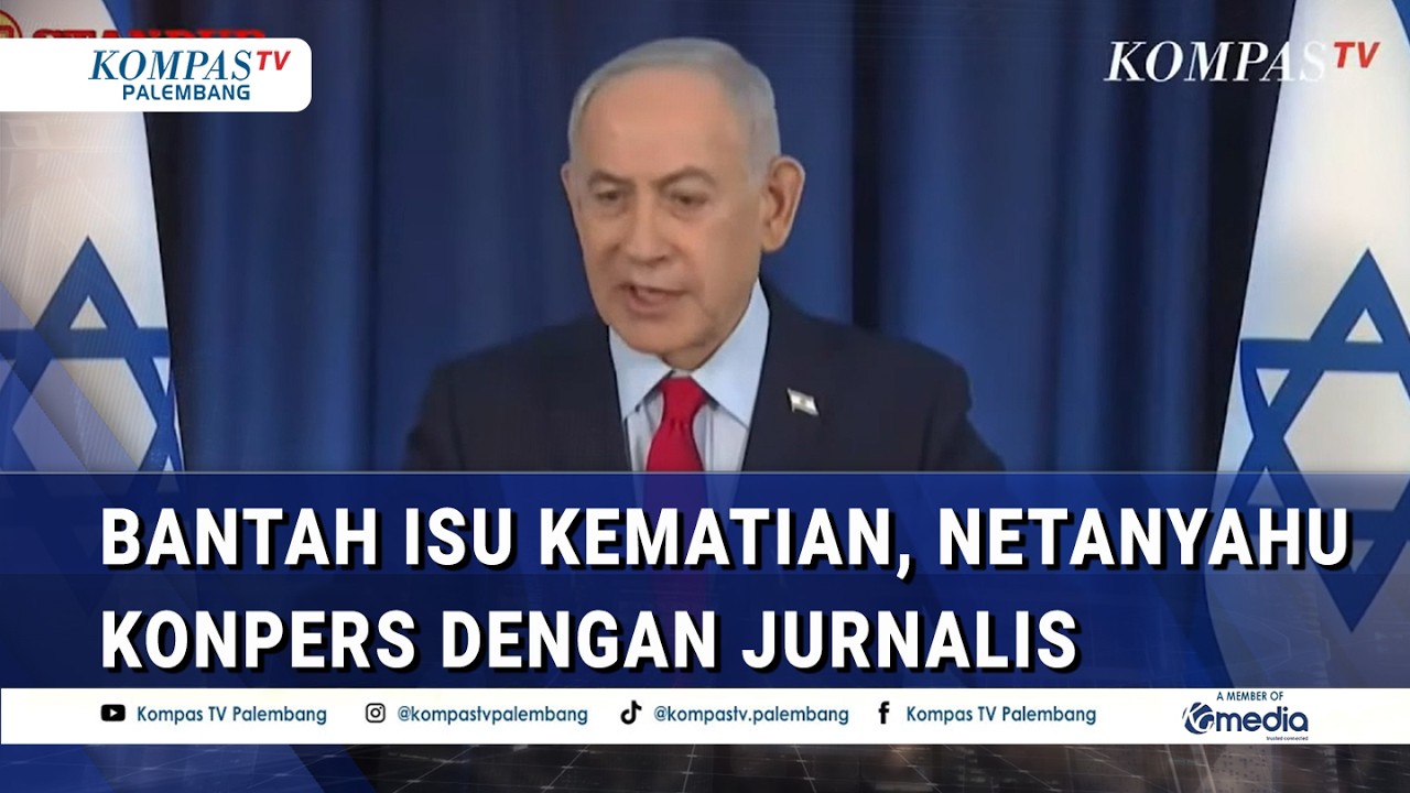 Netanyahu Gelar Konpers dengan Jusrnalis Asing, Bantah Isu Kem*ti*annya