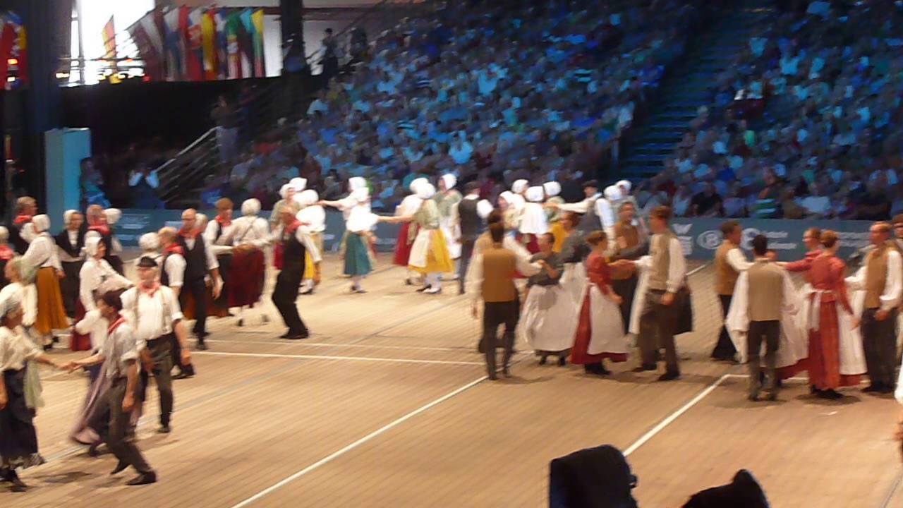 Vlaamse volksdans op Europeade te Namen 2016