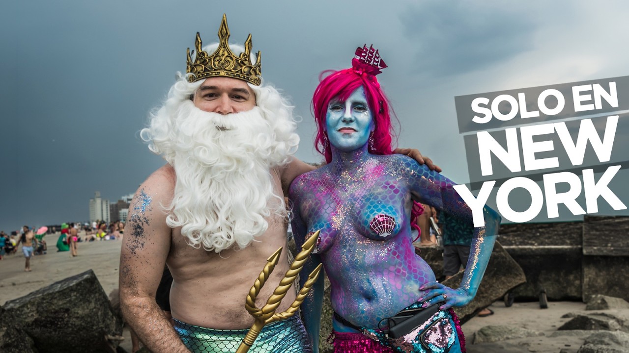 Asi es la MEJOR Fiesta de NUEVA YORK | Mermaid Parade