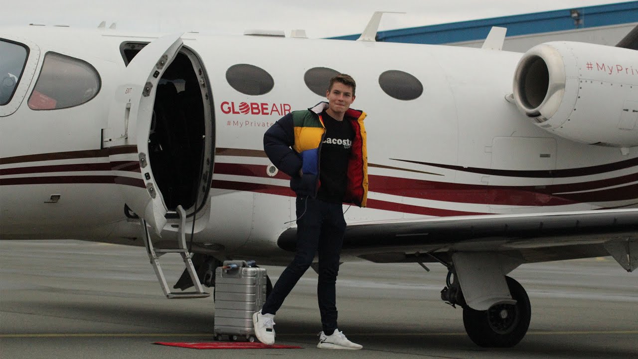 MY FIRST TIME FLYING ON A PRIVATE JET | BREATHTAKING GLOBEAIR EXPERIENCE