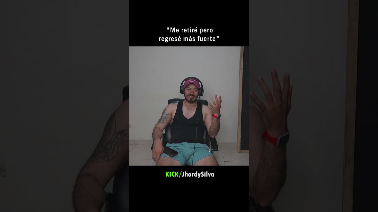me retiré pero regresé más fuerte 