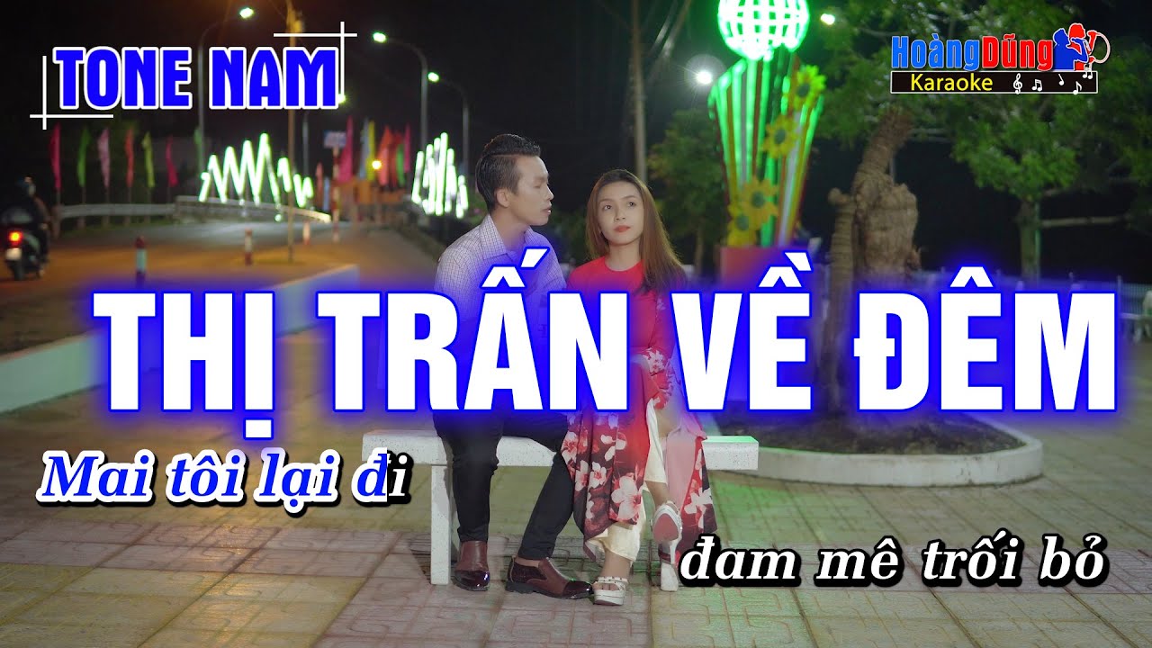 Thị Trấn Về Đêm Rumba Karaoke Hoàng Dũng