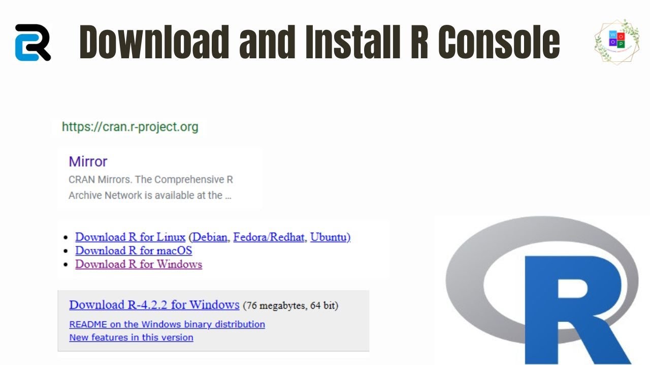 How to download and install R Console?