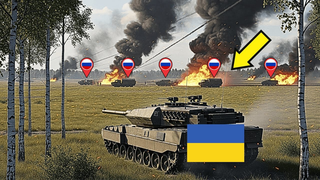 Ukraine&rsquo;s Leopard Tank Ambushes Russian Convoy &ndash; Then THIS Happened