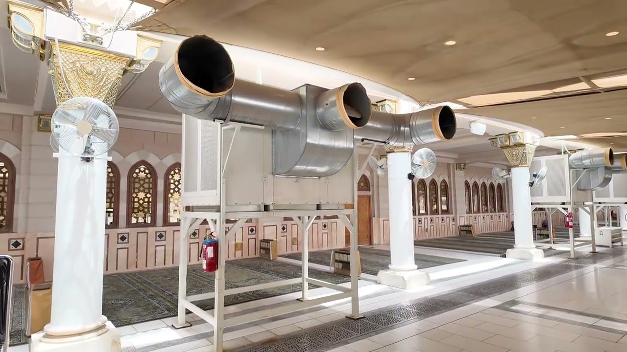 Rooftop Masjid Nabawi Tengahari | سطح المسجد النبوي في منتصف النهار |