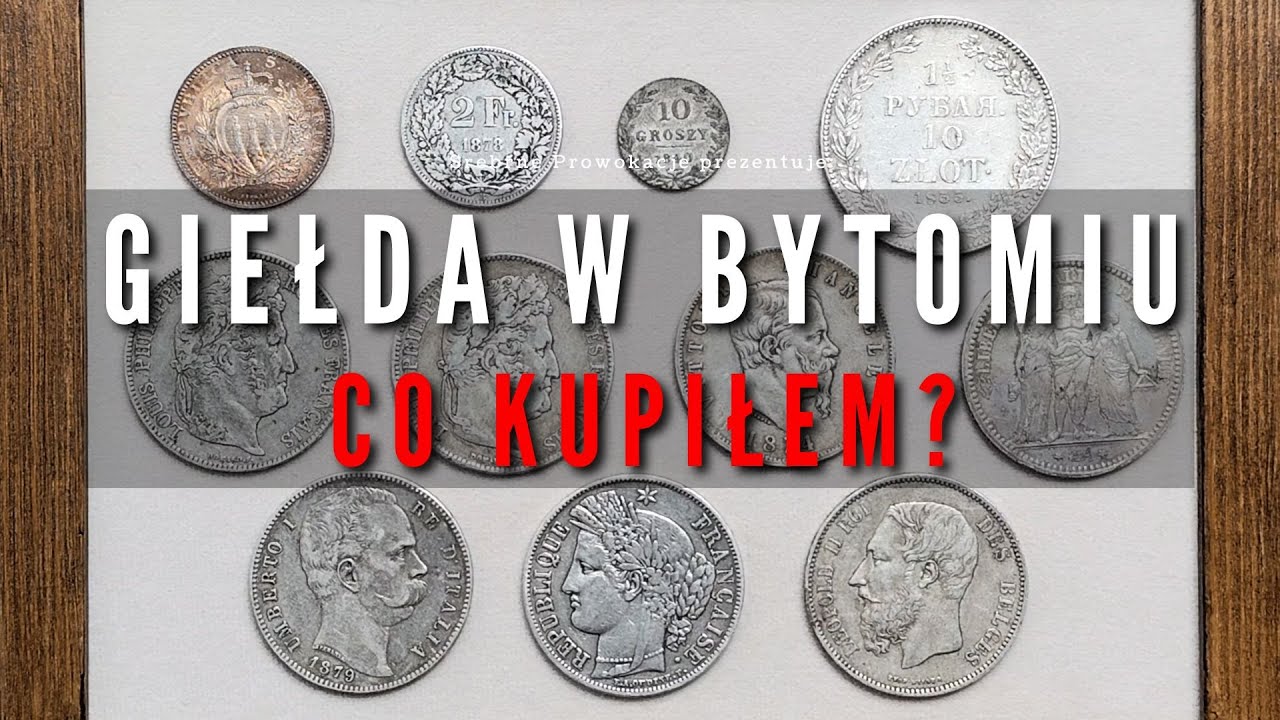 Kupiłem dużo srebrnych monet na giełdzie staroci w Bytomiu.