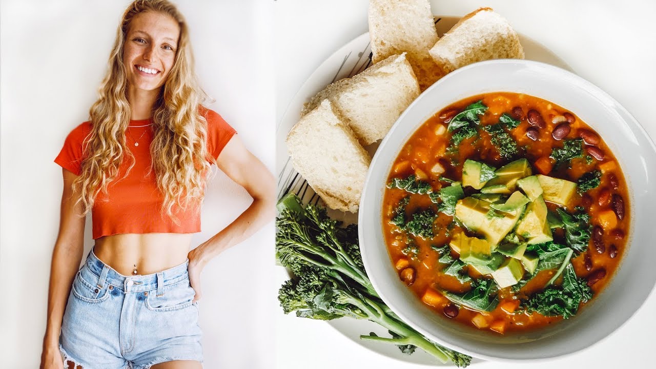 WHAT I ATE TODAY + 10 MIN MEAL RECIPE (vegan)